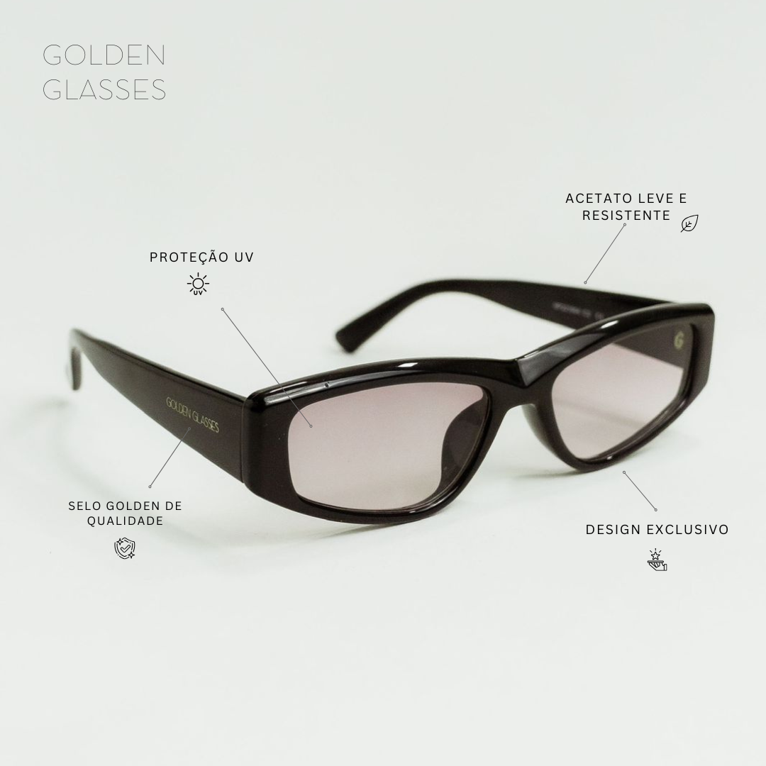 Lunettes de soleil pour femmes Élégance Noire Cosmétique