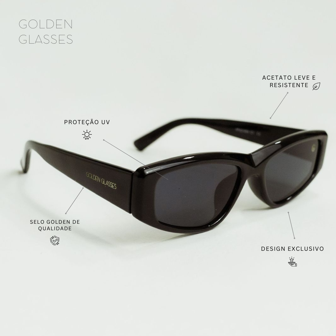 Lunettes de soleil Élégance Noire pour Femmes