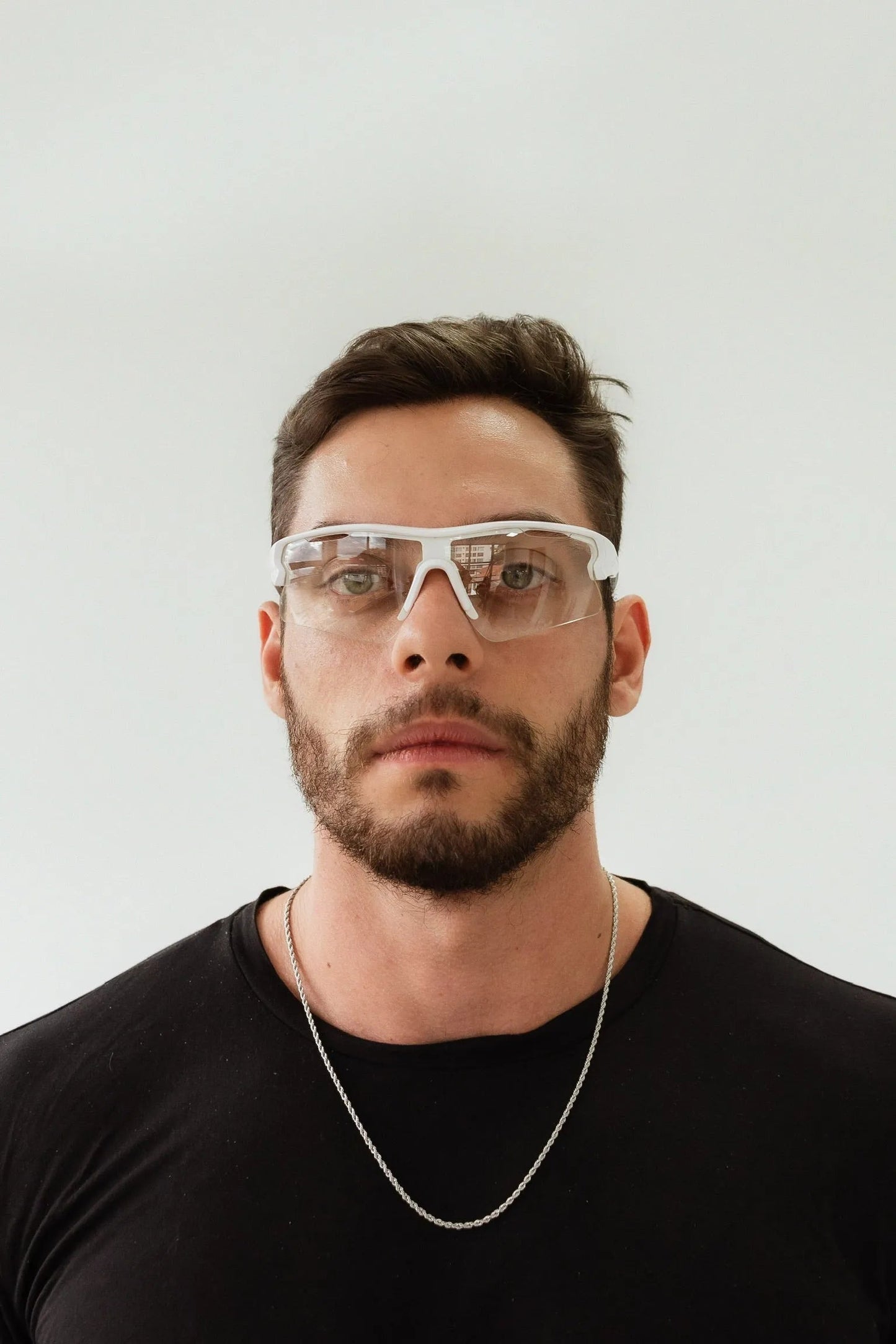 Lunettes de sport transparentes unisexes