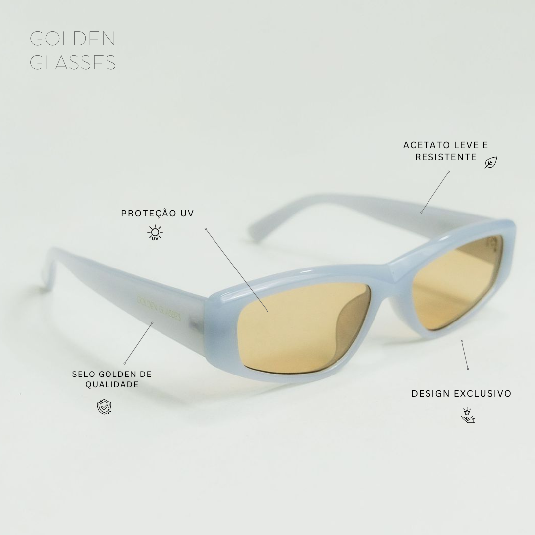 Lunettes de soleil pour femmes Élégance Bleue