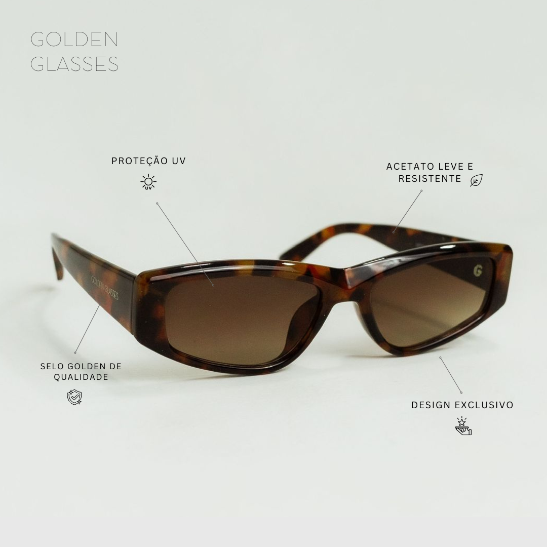 Lunettes de soleil pour femmes Élégance Imprimé animal