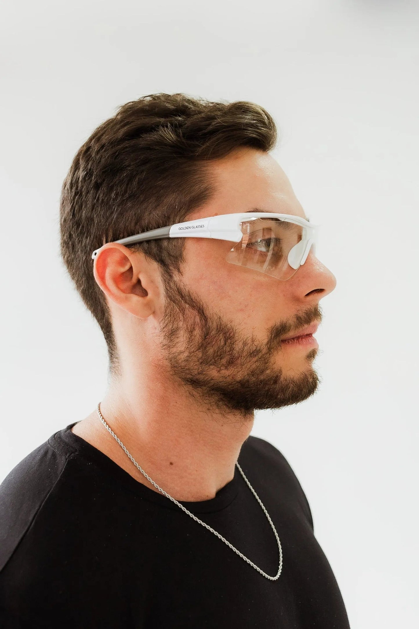 Lunettes de sport transparentes unisexes