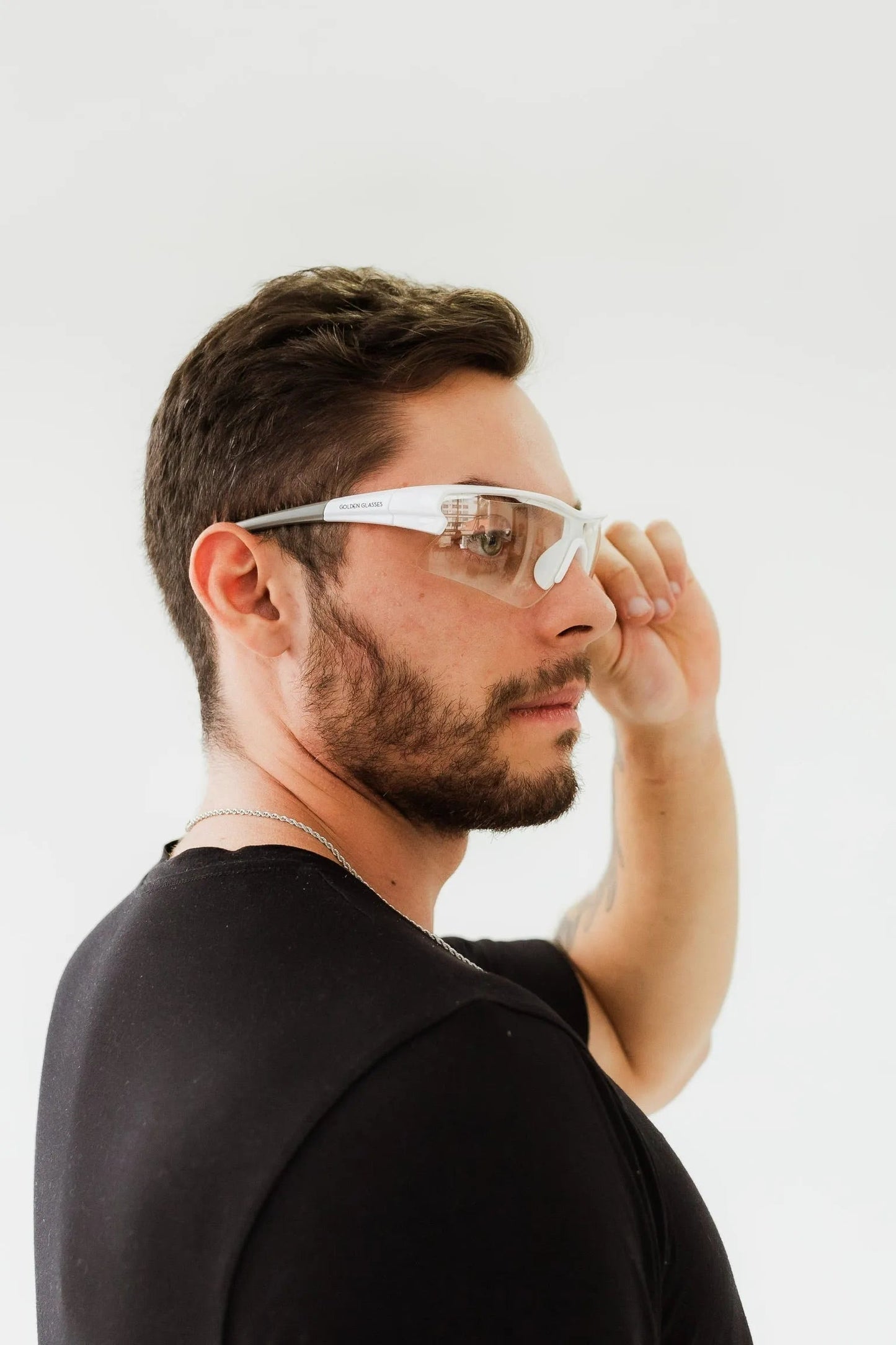 Lunettes de sport transparentes unisexes