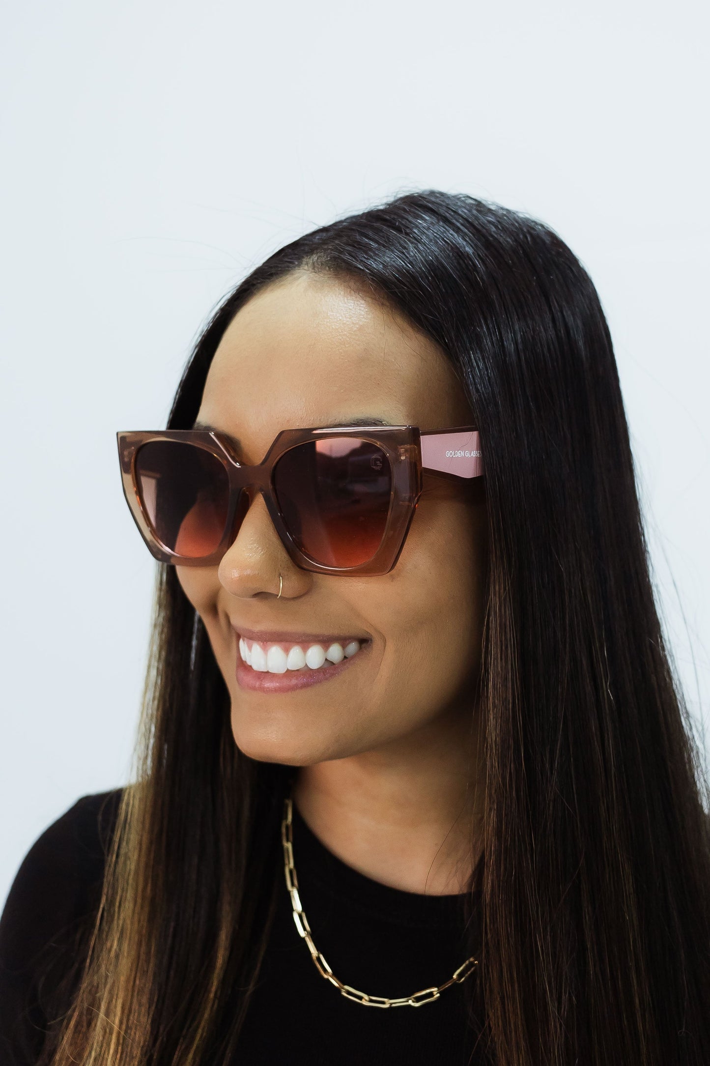 Lunettes de soleil Diamant Rosé pour femmes