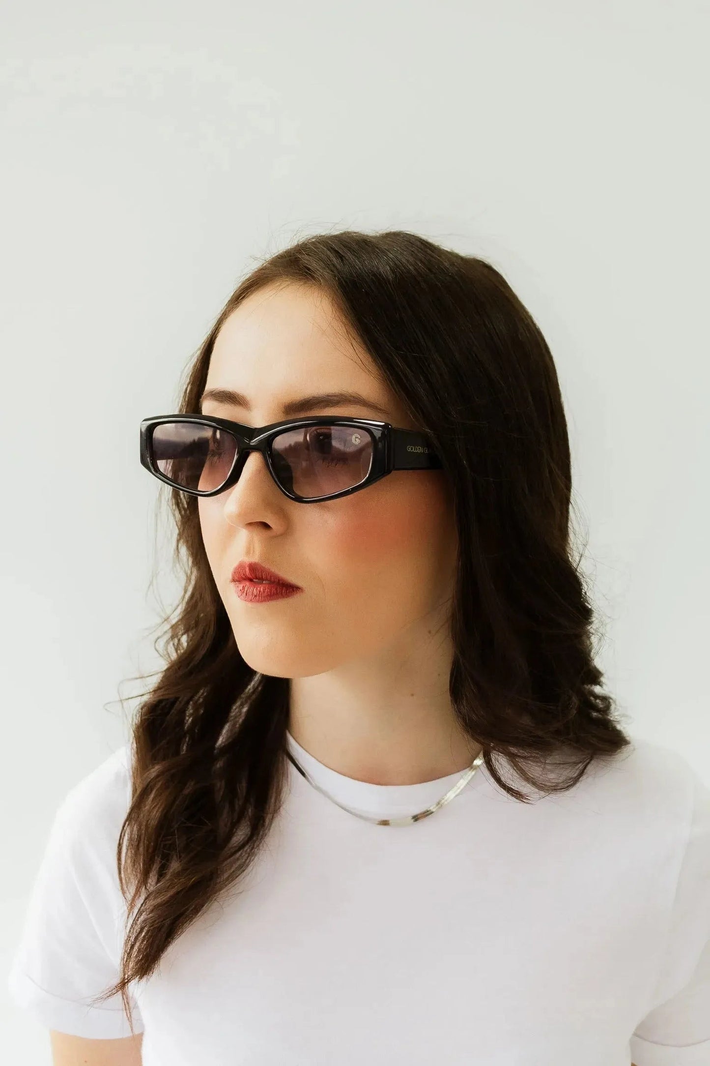 Lunettes de soleil pour femmes Élégance Noire Cosmétique