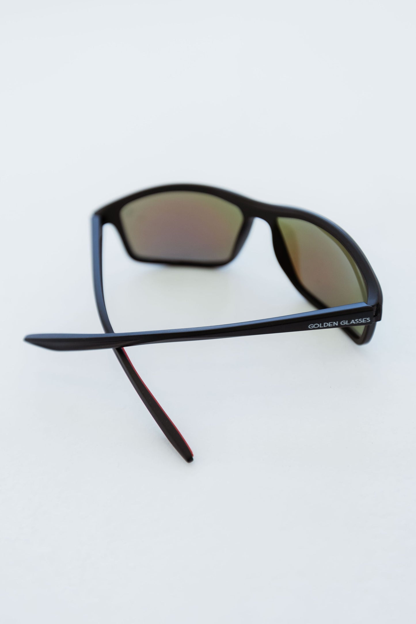Lunettes de soleil de sport polarisées noires et bleues pour hommes