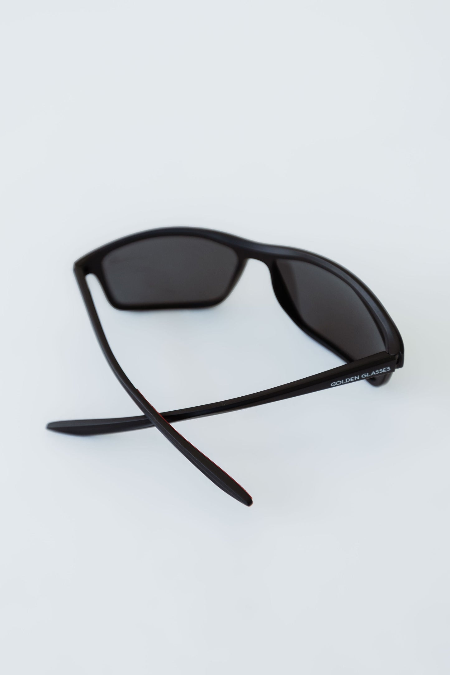 Lunettes de soleil de sport noires polarisées pour hommes