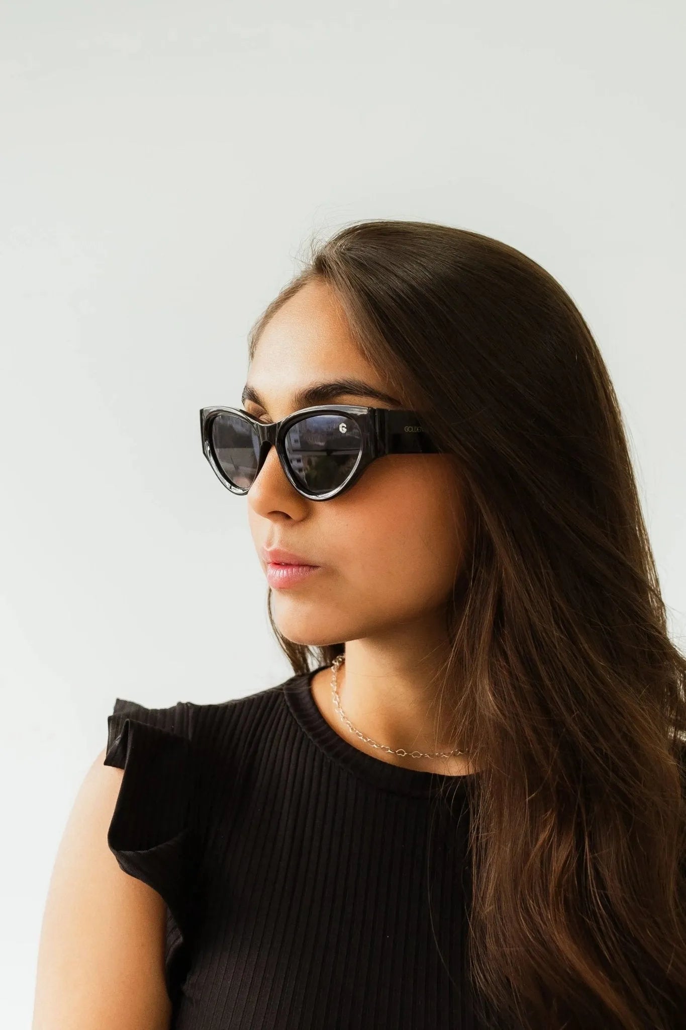 Lunettes de soleil noires pour femmes