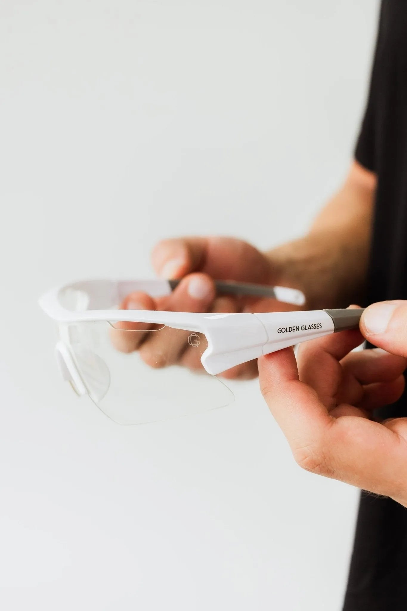 Lunettes de sport transparentes unisexes