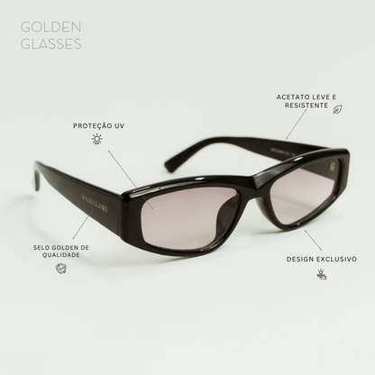 Lunettes de soleil pour femmes Élégance Noire Cosmétique