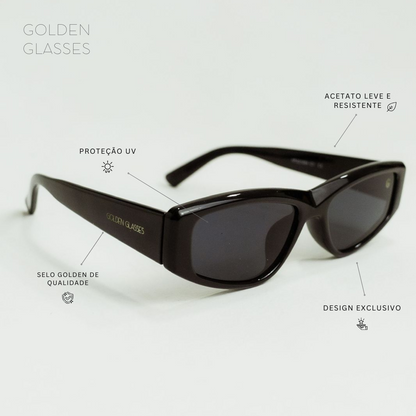 Lunettes de soleil Élégance Noire pour Femmes