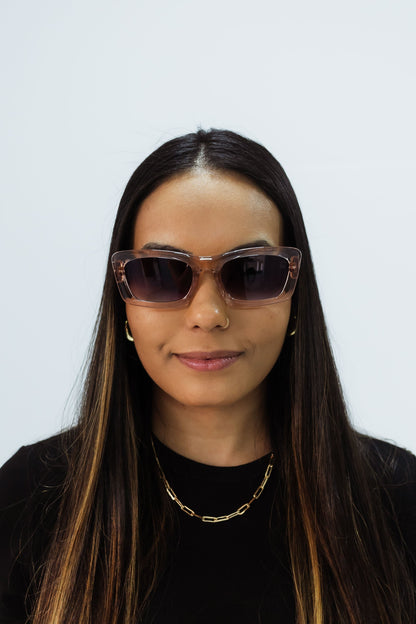 Lunettes de soleil pour femmes Fantasy Rosé/Imprimé animal